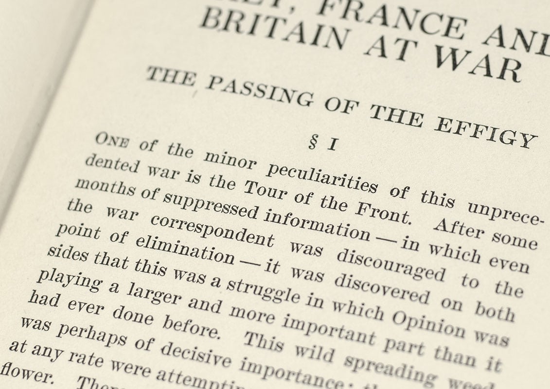 Italy, France and Britain at War