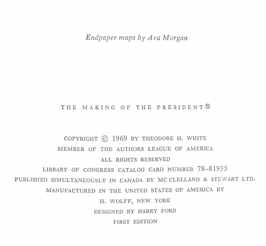 The Making of the President 1968.