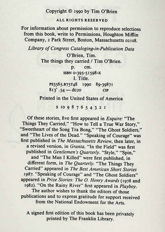 The Things They Carried. - Image 2