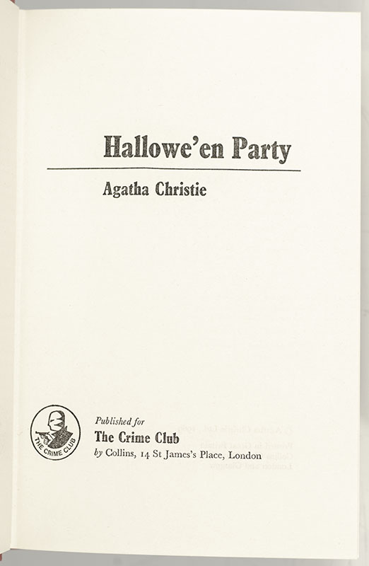 Hallowe'en Party.
