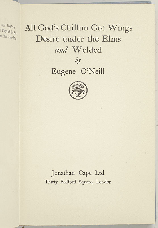 All God's Chillun Got Wings Desire under the Elms and Welded. - Image 2