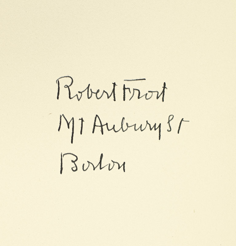 Collected Poems of Robert Frost 1939.