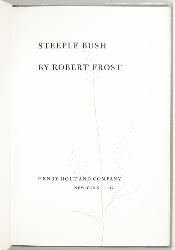 Steeple Bush.