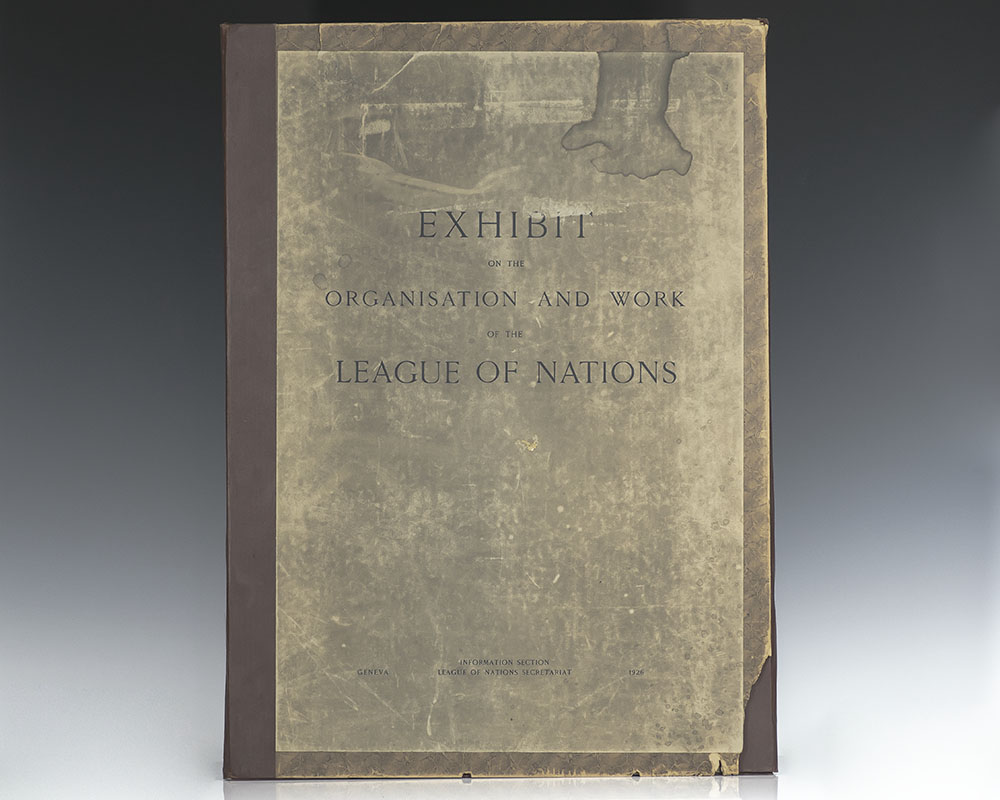 Exhibition of the Organisation and Work of the League of Nations.