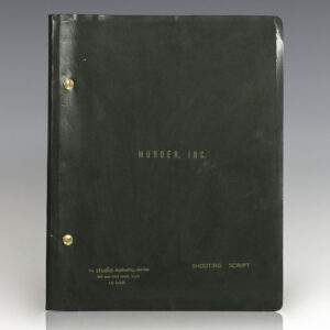 Original Murder, Inc. Shooting Script.