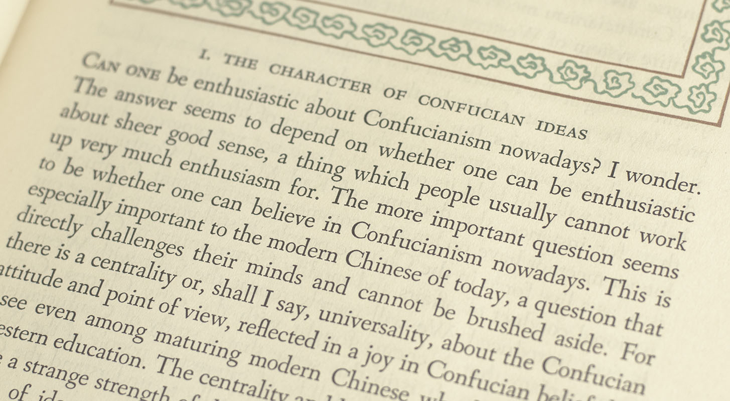 The Wisdom of Confucius.