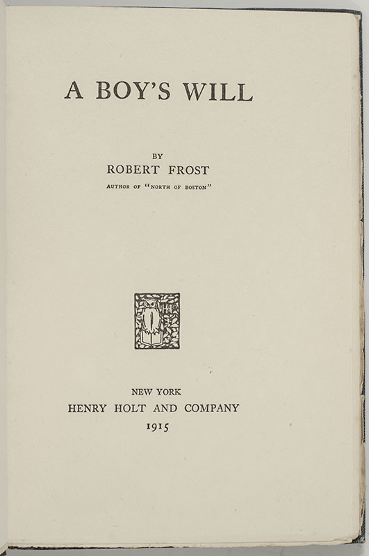 A Boy's Will. - Image 2