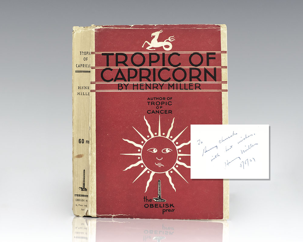 Tropic of Capricorn.