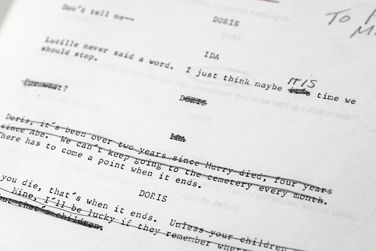 Sylvia Miles Original Working Script Collection.