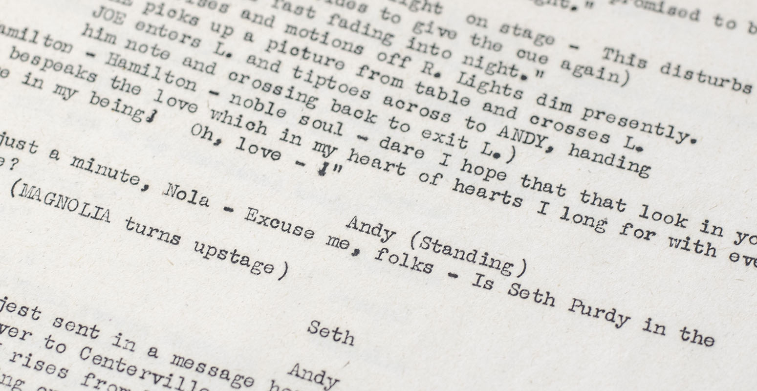 Sylvia Miles Original Working Script Collection.