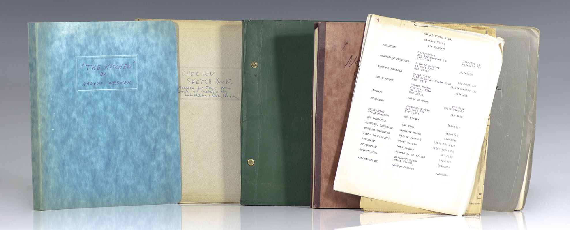 Sylvia Miles Original Working Script Collection.