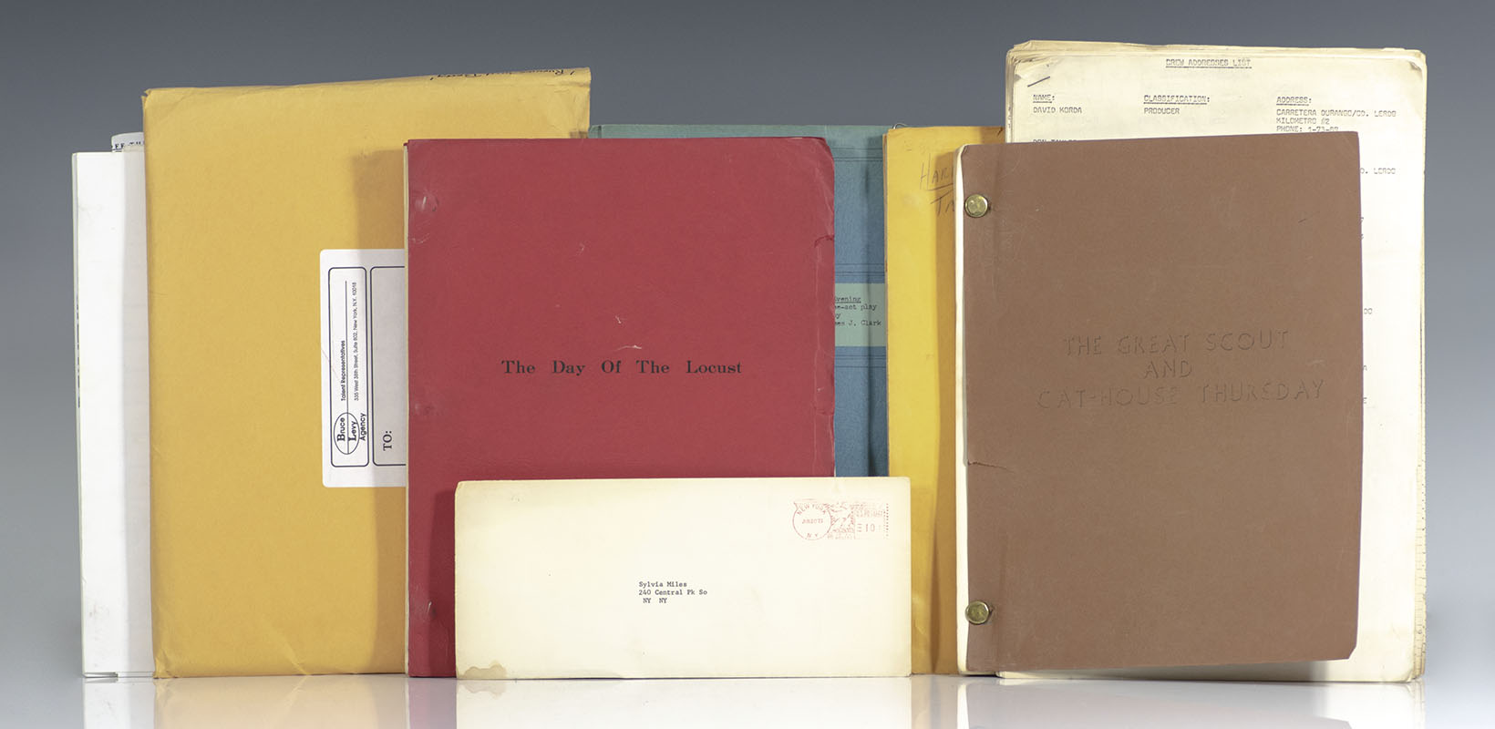 Sylvia Miles Original Working Script Collection.