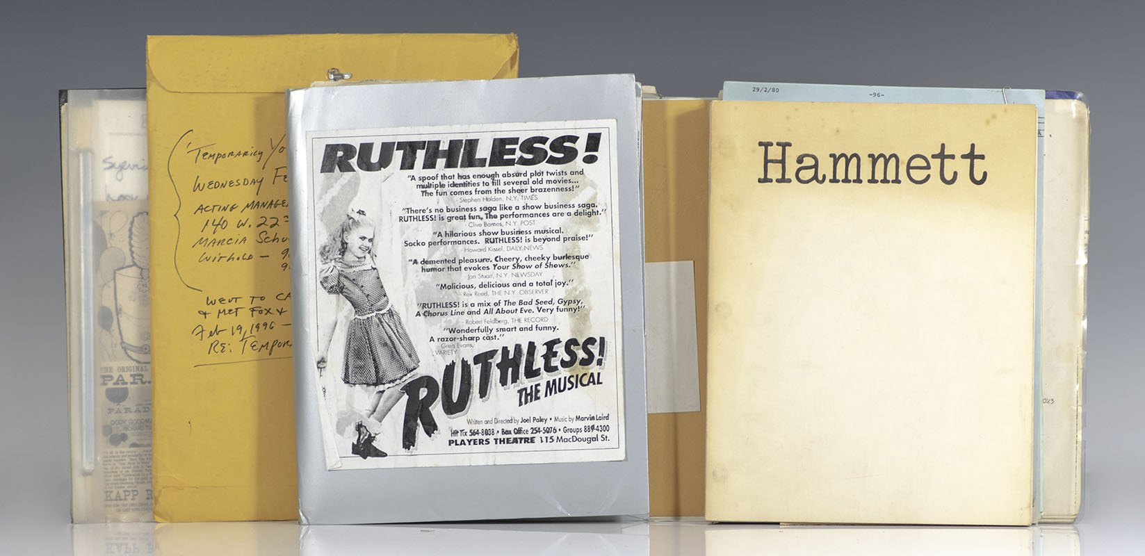 Sylvia Miles Original Working Script Collection.
