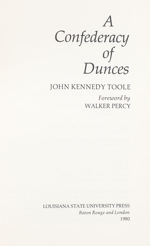 A Confederacy of Dunces. - Image 4