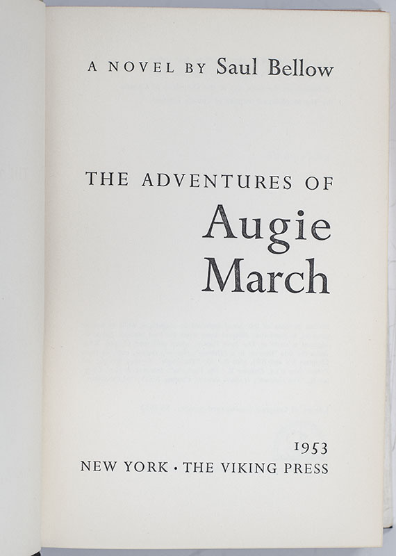 The Adventures of Augie March. - Image 4