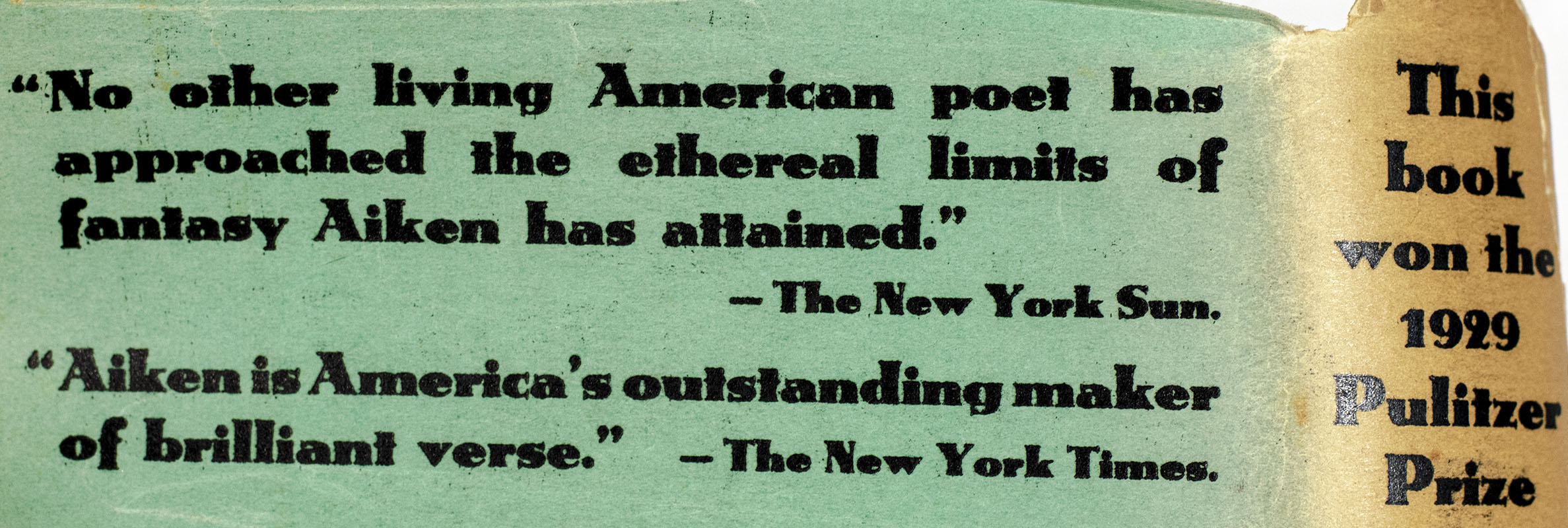 Selected Poems.