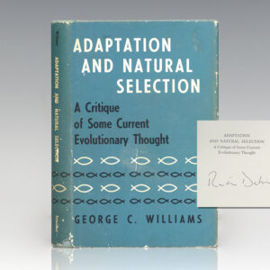 Adaptation and Natural Selection: A Critic of Some Current Evolutionary Thought.