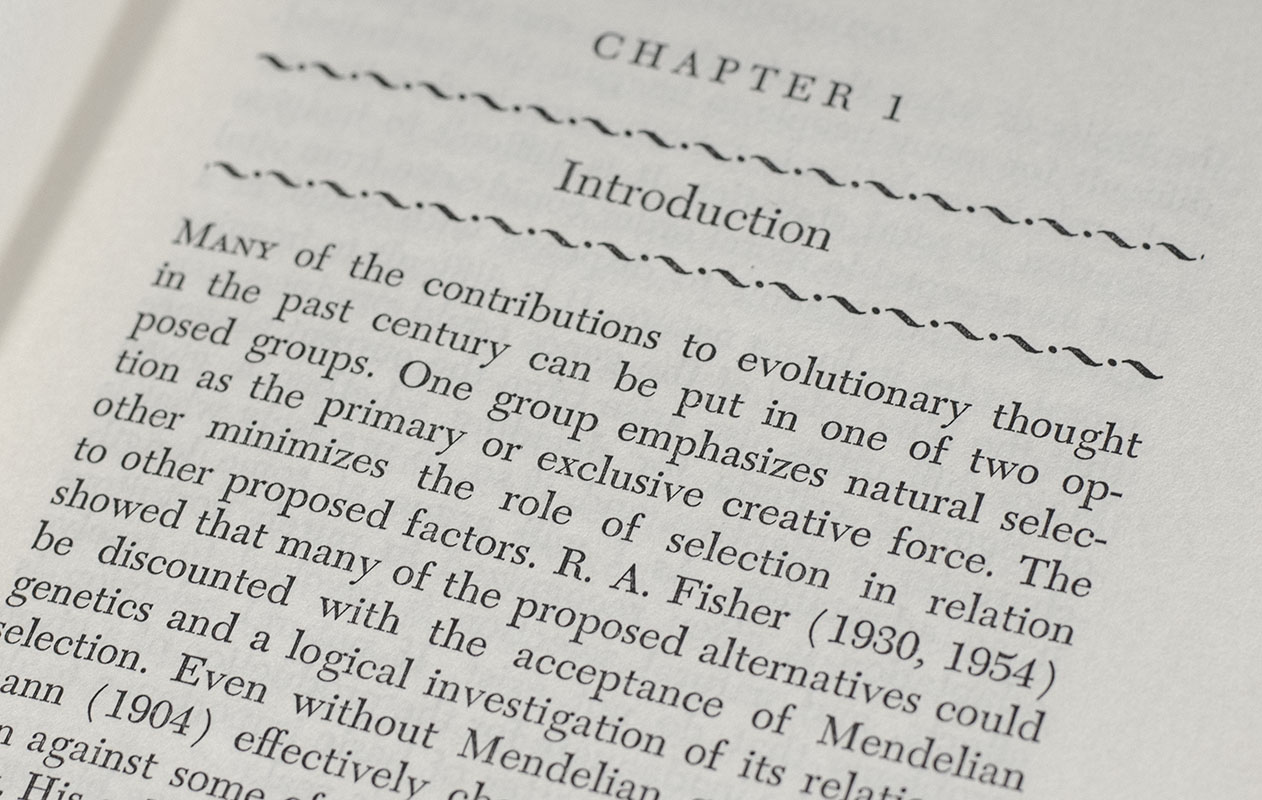 Adaptation and Natural Selection: A Critic of Some Current Evolutionary Thought.