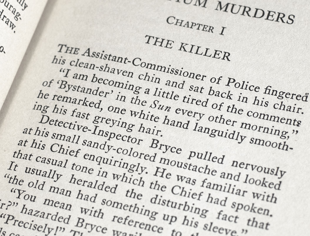 The Opium Murders.
