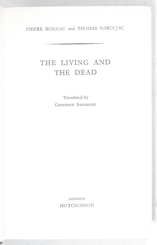 The Living and the Dead.