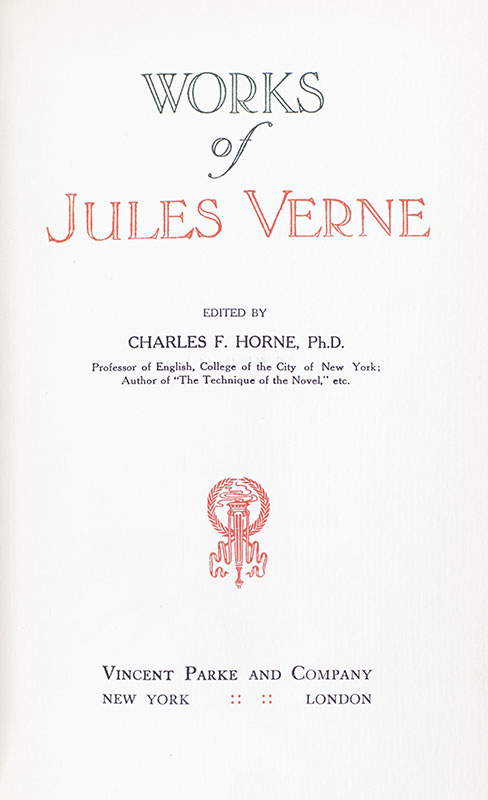 The Works of Jules Verne.