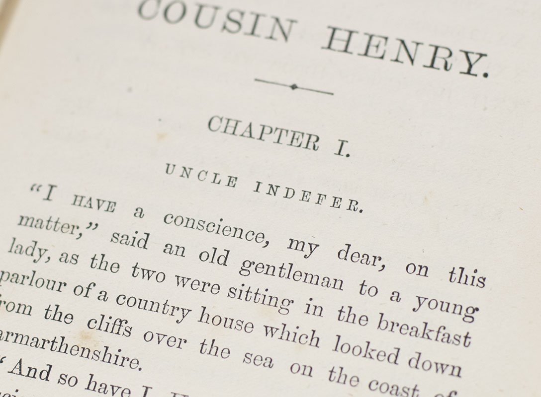 Cousin Henry. A Novel. - Image 3