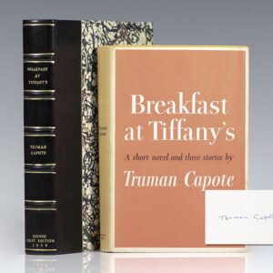 Breakfast At Tiffany's. A Short Novel and Three Stories.