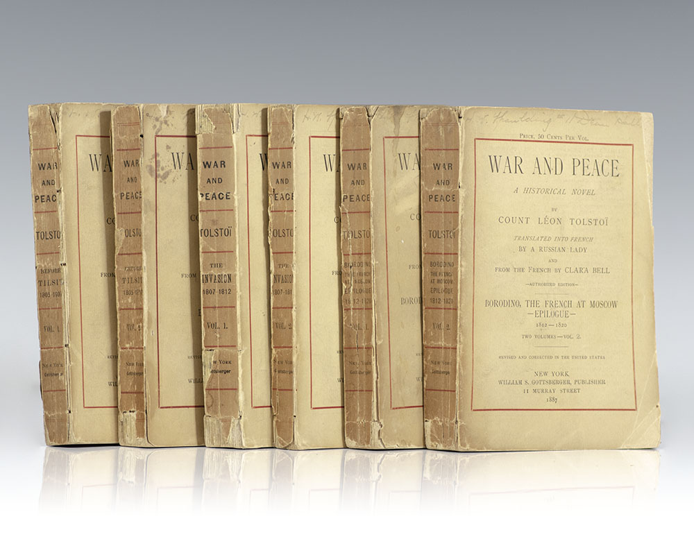 War and Peace. A Historical Novel.