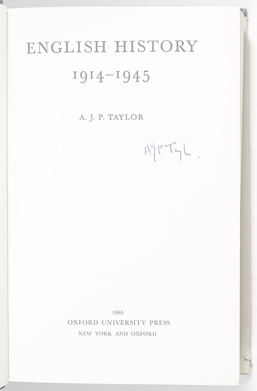 English History 1914-1945.