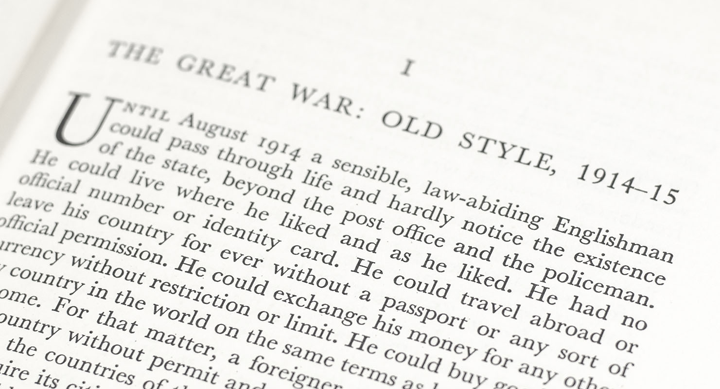 English History 1914-1945.