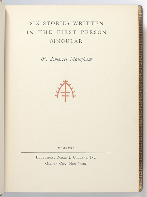 Six Stories Written in the First Person Singular. - Image 2