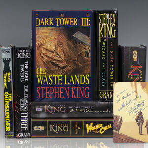 The Dark Tower Set. Volume I: The Gunslinger; Volume II: The Drawing of the Three; Volume III: The Waste Lands; Volume IV: Wizard and Glass; Volume V: Wolves of the Calla; Volume VI: Song of Susannah; Dark Tower VII.