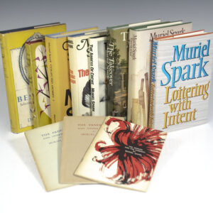 Muriel Spark Collection. [The Fanfarlo and Other Verse, My Best Mary, The Go-Away Bird, The Seraph and the Zambesi, Collected Stories I, The Public Image, The Abbess of Crewe, The Takeover, Territorial Rights, Loitering with Intent].