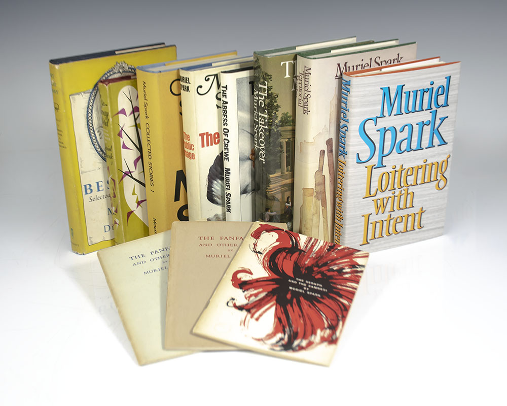 Muriel Spark Collection. [The Fanfarlo and Other Verse, My Best Mary, The Go-Away Bird, The Seraph and the Zambesi, Collected Stories I, The Public Image, The Abbess of Crewe, The Takeover, Territorial Rights, Loitering with Intent].
