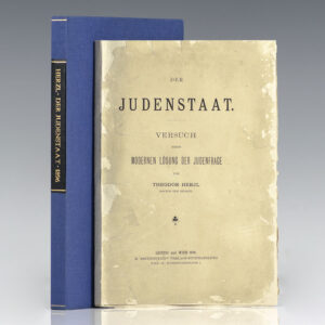 Der Judenstaat: Versuch Einer Modernen Lösung Der Judenfrage.