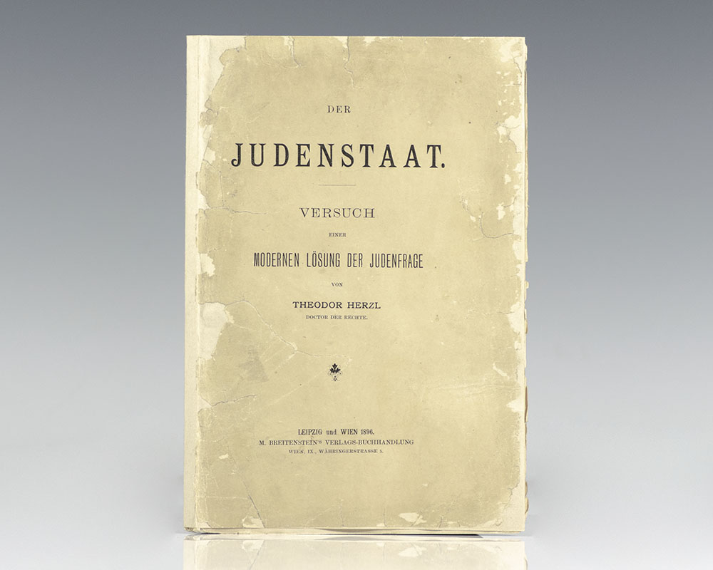 Der Judenstaat: Versuch Einer Modernen Lösung Der Judenfrage.