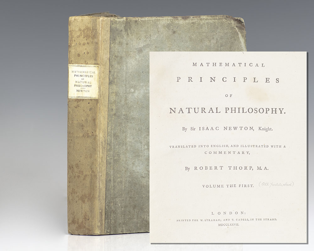 The Mathematical Principles of Natural Philosophy.