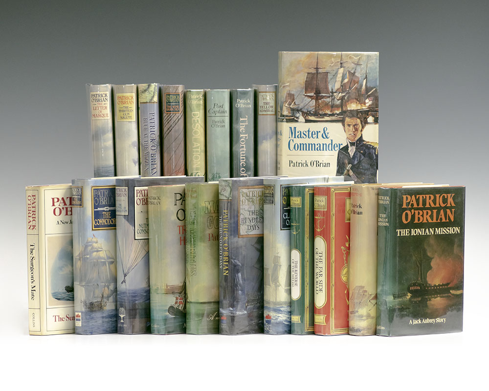 Complete Set of Jack Aubrey and Stephen Maturin Novels. Including: Master and Commander; Post Captain; H.M.S. Surprise; The Mauritius Command; Desolation Island; The Fortune of War; The Surgeon's Mate; The Ionian Mission; Treason's Harbour; The Far Side of the World; The Reverse of the Medal; The Letter of Marque; The Thirteen-Gun Salute; The Nutmeg of Consolation; Clarissa Oakes; The Wine-Dark Sea; The Commodore; The Yellow Admiral; The Hundred Days; Blue at the Mizzen.