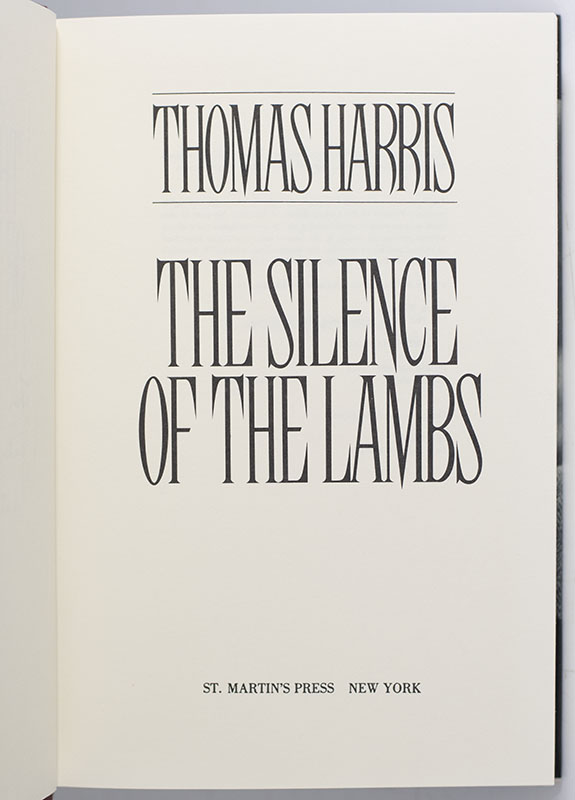 The Silence of the Lambs.