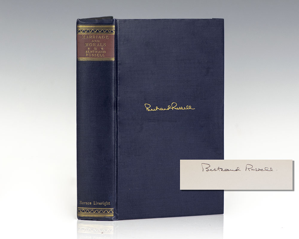 Marriage and Morals.