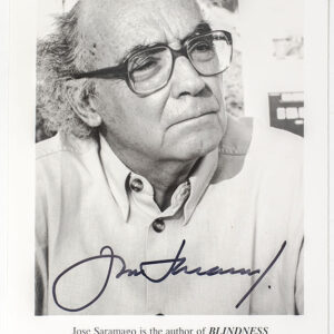 Jose Saramago Signed Photograph.