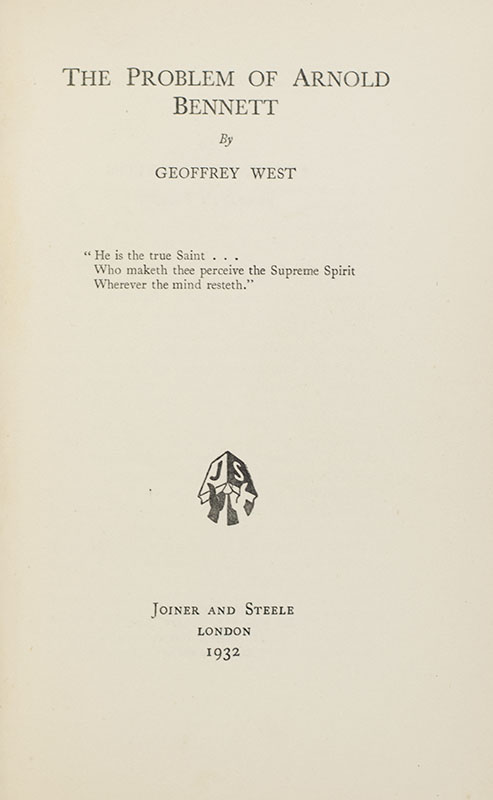 The Problem of Arnold Bennett. - Image 2
