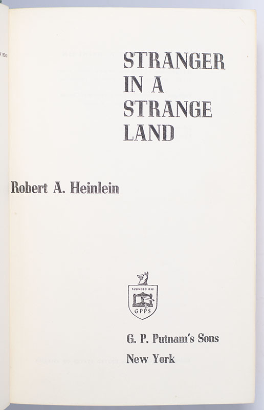Stranger In A Strange Land.