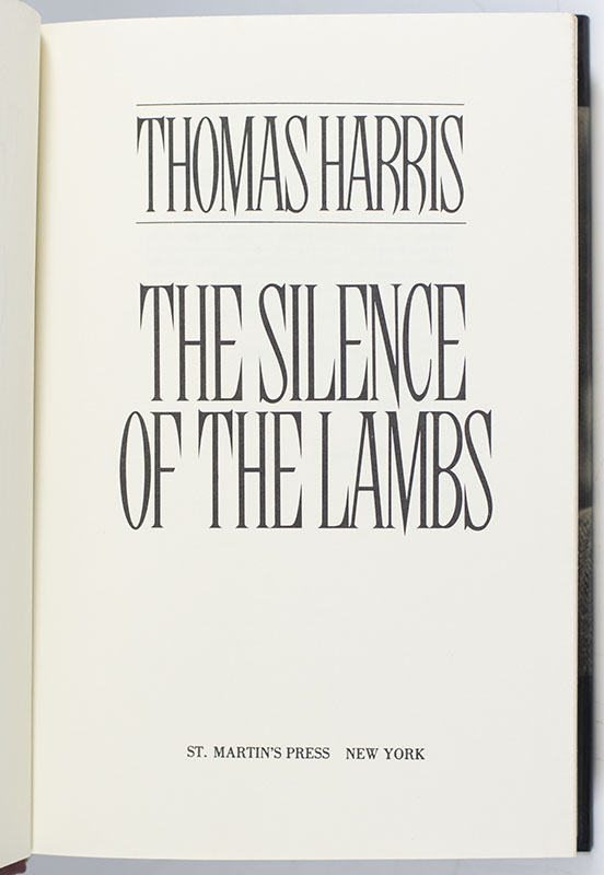 The Silence of the Lambs.