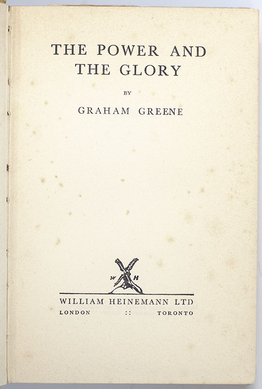 The Power and the Glory.
