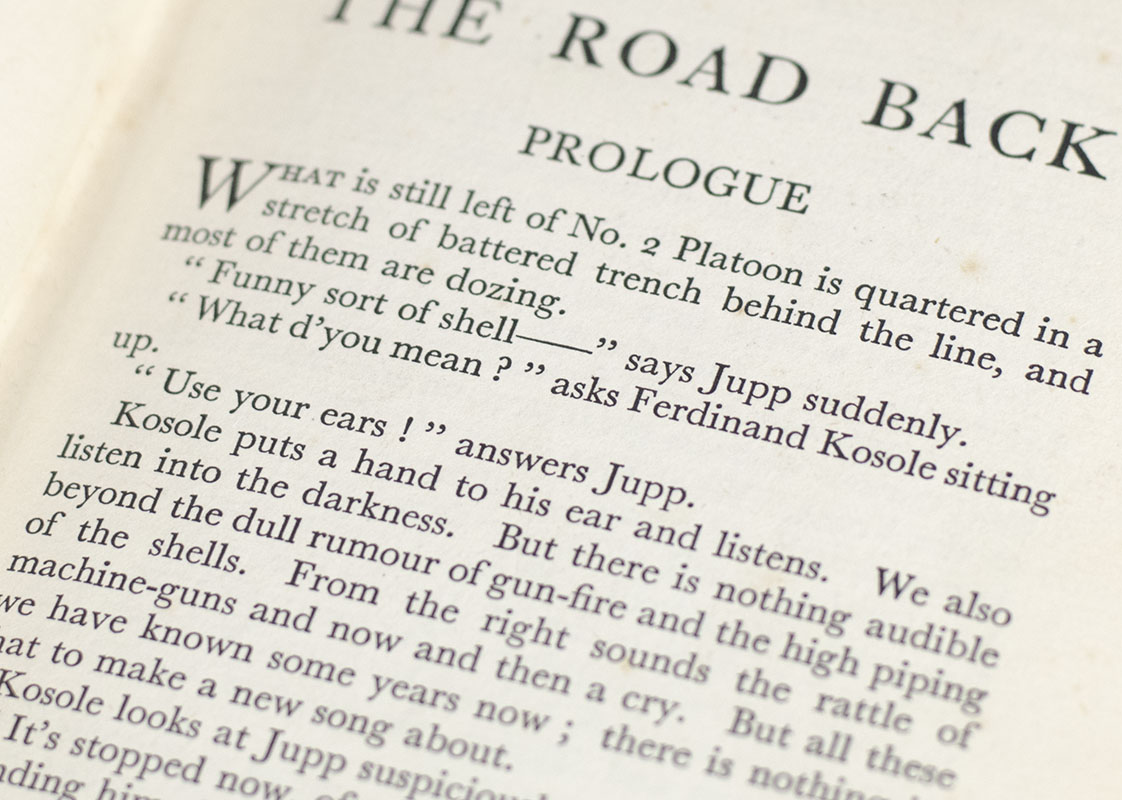 The Road Back.