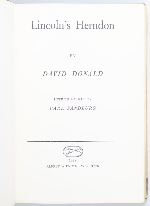 Lincoln's Herndon.
