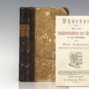 Phädon oder über die Unsterblichkeit der Seele. [Phaedon; Or, The Death of Socrates].