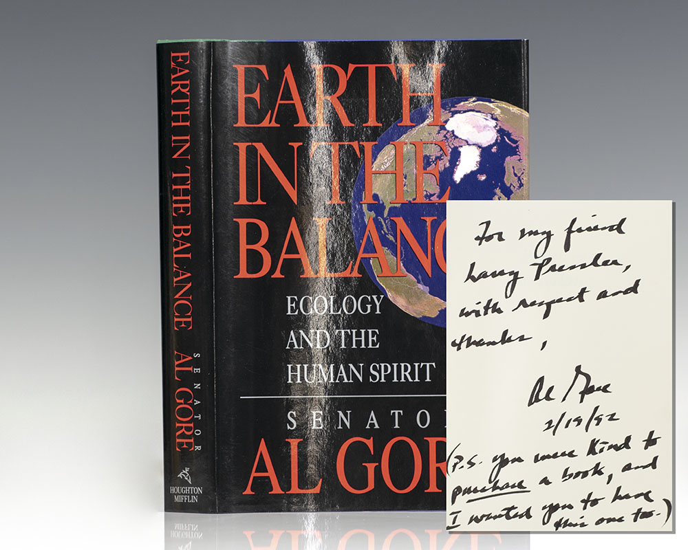 Earth in the Balance: Ecology and the Human Spirit.