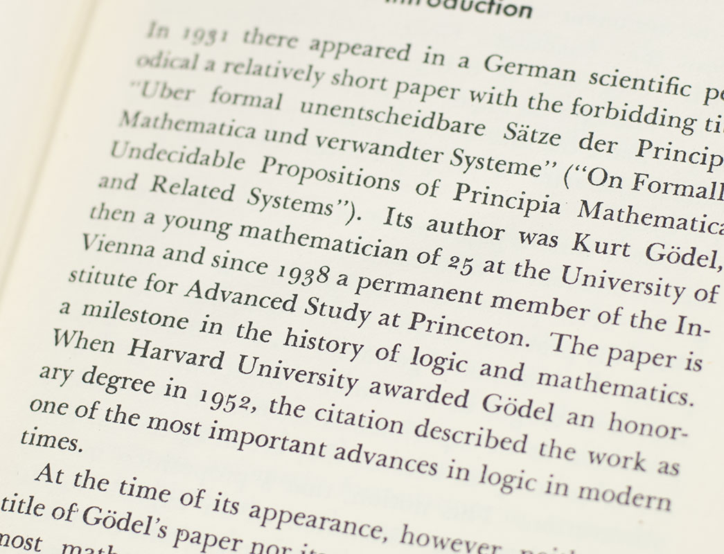 Gödel’s Proof.